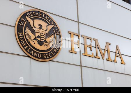 FEMA - Hauptsitz der Federal Emergency Management Agency Stockfoto