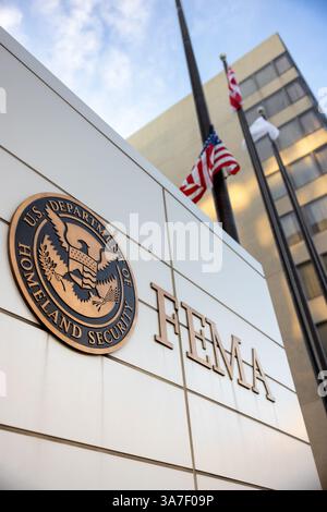 FEMA - Hauptsitz der Federal Emergency Management Agency Stockfoto