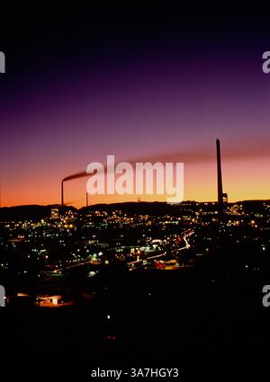 Australien. Queensland. Mount Isa bei Sonnenuntergang. Stockfoto