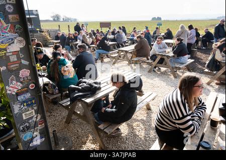 Jeremy Clarkson's Diddly Squat Farm Shop in der Nähe von Chipping Norton, Oxfordshire Stockfoto