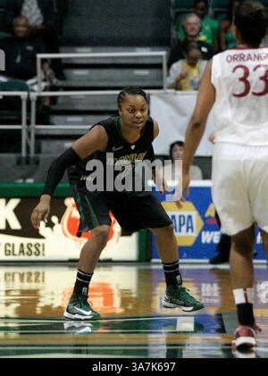 16. November 2012 – Honolulu, HI, Vereinigte Staaten von Amerika – 16. November 2012: Baylor Bears Guard Odyssey Sims #0 während der Jack in the Box Rainbow Wahine Classic gegen den Stanford Cardinal im Stan Sheriff Center in Honolulu, HI. (Bild: © Michael Sullivan/Cal Sport Media/ZUMAPRESS.com) Stockfoto