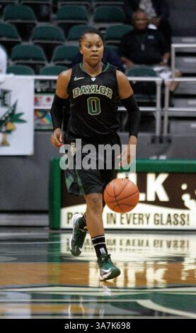 16. November 2012 – Honolulu, HI, Vereinigte Staaten von Amerika – 16. November 2012: Baylor Bears Guard Odyssey Sims #0 während der Jack in the Box Rainbow Wahine Classic gegen den Stanford Cardinal im Stan Sheriff Center in Honolulu, HI. (Bild: © Michael Sullivan/Cal Sport Media/ZUMAPRESS.com) Stockfoto