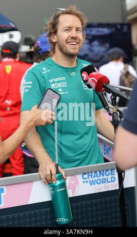 Monaco, Monte Carlo - 29. Mai 2022: FIA Formel-1-Weltmeisterschaft, Grand Prix von Monaco mit Sebastian Vettel, Aston Martin Aramco Cognizant F1 Team. Mandoga Media Deutschland Stockfoto