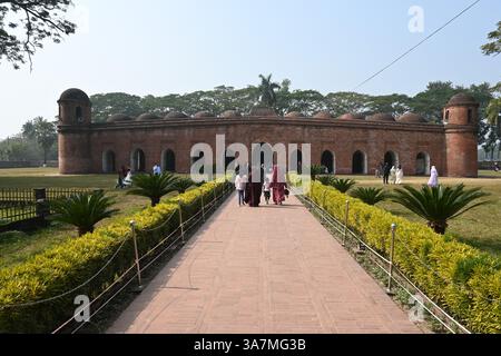 60 Kuppelmoschee in Bagerhat, Bangladesch Stockfoto