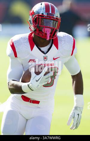 20. Oktober 2012: Rutgers Scarlet Knights Running Back Savon Huggins (28) in Aktion vor dem NCAA-Spiel zwischen den #15 Rutgers Scarlet Knights und den Temple Owls im Lincoln Financial Field in Philadelphia, Pennsylvania. The Rutgers Scarlet Knights Beat the Temple Ewls, 35-10. (Bild: © Chris Szagola/Cal Sport Media/ZUMAPRESS.com) Stockfoto