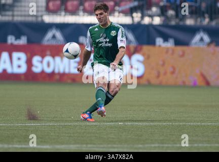 Oktober 2012 - Vancouver, BC, Kanada - Vancouver, British Columbia, Kanada: Portland Timbers DAVID HORST (12) gewinnt 1-0 im BC Place Stadium über die Vancouver Whitecaps. (Bild: © William Stewart/ZUMAPRESS.com) Stockfoto