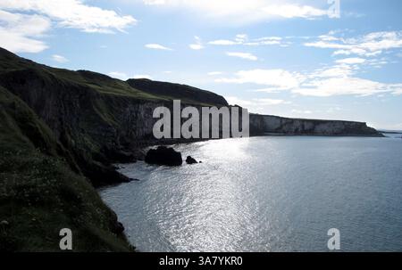 19. August 2011 – Causeway Coast, Nordirland, Großbritannien – entlang der Causeway Coastal Route, einer 120 km langen Straße, die von Belfast nach Londonderry (Derry) führt. (Bild: © Deirdre Hamill/ZUMAPRESS.com) Stockfoto