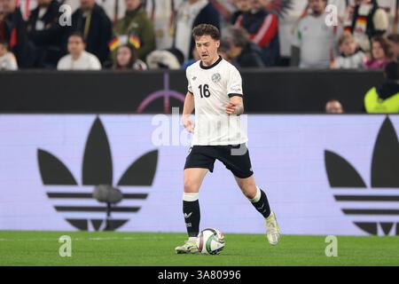 Dortmund, Deutschland. März 2025. Angelo Stiller aus Deutschland beim Spiel der UEFA Nations League Deutschland gegen Italien im BVB Stadion Dortmund. Der Bildnachweis sollte lauten: Jonathan Moscrop/Sportimage Credit: Sportimage Ltd/Alamy Live News Stockfoto