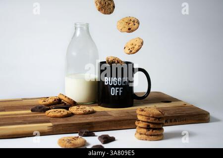 Chocolate Chip cookies Stockfoto