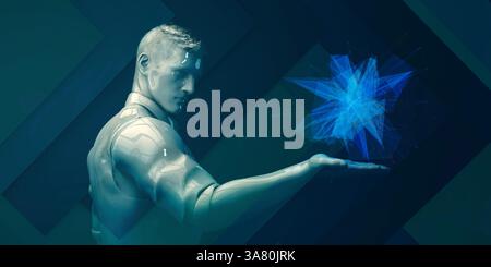 Supply Chain Analytics Software Company als Konzept Stockfoto