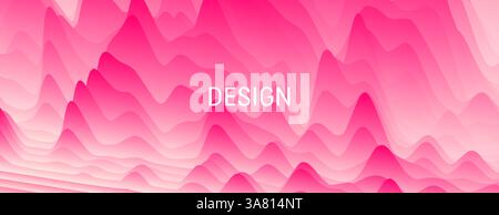 Zusammenfassung Hintergrund mit dynamischen Wirkung. Moderne Muster. Vector Illustration für Design. Stock Vektor