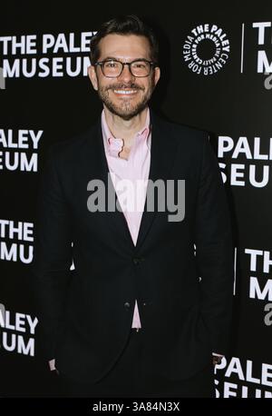 27. März 2025, New York, NY, USA: Peter Huyck besucht PaleyLive: An Evening mit Seth Rogen und Apple TV+'s „The Studio“ Special Preview Screening im Paley Museum in New York. Dinara Khairova/Photo Image Press/Zuma Press 27. März 2025. (Credit Image: © Photo Image Press via ZUMA Press Wire) NUR REDAKTIONELLE VERWENDUNG! Nicht für kommerzielle ZWECKE! Stockfoto