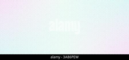 Guillochmuster. Vektorhintergrund mit Scheck-Wasserzeichen für Zertifikat, Diplom und Währungsdesign. Aquarelltextur für Chevrons in sanfter Farbe Stock Vektor