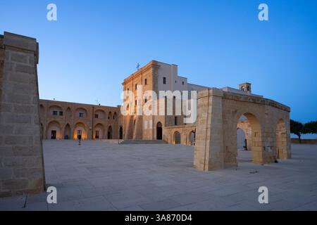 Basilika Santa Maria de Finibus Terrae, Santa Maria di Leuca, Castrignano del Capo, Lecce, Salento, Apulien, Italien Stockfoto