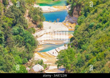 Seen von Avola, Blick aus Hochwinkeln, Avola, Noto Valley, Sizilien, Italien Stockfoto