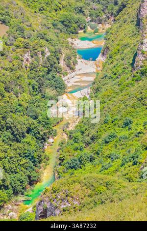 Seen von Avola, Blick aus Hochwinkeln, Avola, Noto Valley, Sizilien, Italien Stockfoto
