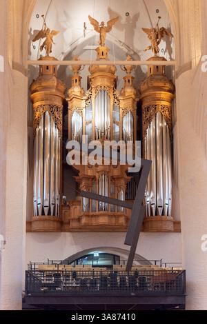 Orgel in der Katharinenkirche, Hamburg, Deutschland, Europa Stockfoto