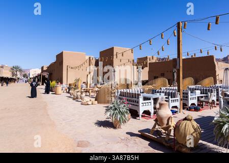 Al Ula, Saudi-Arabien, 12. Februar 2024: Historische Stadt Al Ula in Saudi-Arabien Stockfoto