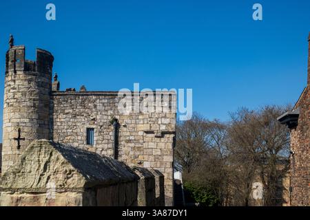 Micklegate Bar, York, Großbritannien Stockfoto