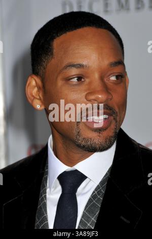 Dezember 2008 – Westwood, CA, USA – 16. Dezember 2008 – Westwood, CA – will Smith. „Seven Pounds“ in Los Angeles Premiere im Mann's Village Theatre. Foto: Byron Purvis/AdMedia Stockfoto