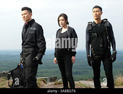 24. April 2017: Andy Lau, Qi Shu, Tony Yo-ning Yang, Film der Abenteurer 2017. (Credit Image: © Pictures/Entertainment Pictures via ZUMA Press) Stockfoto