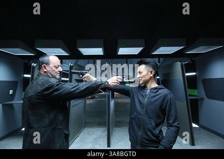 24. April 2017: Jean Reno, Andy Lau, Film Der Abenteurer 2017. (Credit Image: © Pictures/Entertainment Pictures via ZUMA Press) Stockfoto