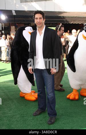 Oktober 2008 – Los Angeles, Kalifornien, USA – 26. Oktober 2008 – Los Angeles, Kalifornien – David Schwimmer. „Madagascar: Escape 2 Africa“ in Los Angeles Premiere im Mann Village Theatre. Foto: Kevan Brooks/AdMedia Stockfoto