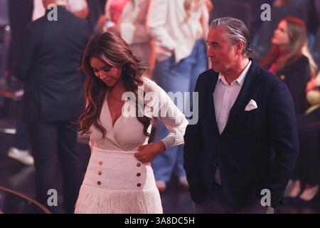 Köln, Deutschland. März 2025. Verona und Franjo Pooth sind in der RTL-Tanzshow „Let's Dance“ im Coloneum. Quelle: Rolf Vennenbernd/dpa/Alamy Live News Stockfoto