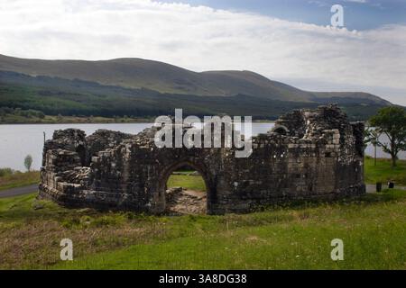Doon Castle und Loch Doon, Ayrshire, Schottland Stockfoto