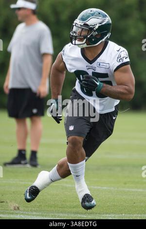 17. Juni 2015: Philadelphia Eagles Linebacker Mychal Kendricks (95) führt Übungen während des Minicamps im NovaCare Complex in Philadelphia, Pennsylvania durch. Christopher Szagola/CSM(Bild: © Christopher Szagola/Cal Sport Media/ZUMAPRESS.com) Stockfoto