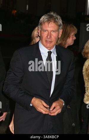 Oktober 2006 – Los Angeles, CA, USA – 06. Oktober 2006 – Los Angeles, Kalifornien. Harrison Ford. Das Jules Verne Adventure Film Festival and Exposition wird im Shrine Auditorium eröffnet. Foto: Byron Purvis/AdMedia Stockfoto