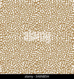 Musikalischen Musterdesign mit Noten. Abstrakte wiederholenden Hintergrund. Vektor-Illustration. Tapete. Stock Vektor