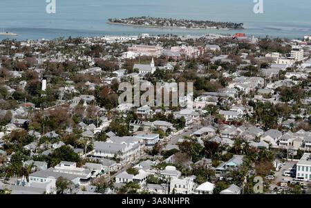 13. September 2017: Key West, FL, USA - Key West nachdem Hurrikan Irma am Mittwoch, 13. September 2017 die Florida Keys getroffen hatte. (Bild: © Mike Stocker/TNS via ZUMA Wire) Stockfoto