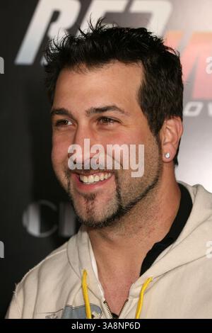 April 2007 – Hollywood, KALIFORNIEN, USA – 12. April 2007 – Hollywood, Kalifornien – Joey Fatone. „Redline“ in Los Angeles Premiere im Grauman's Chinese Theatre. Foto: Byron Purvis/AdMedia Stockfoto