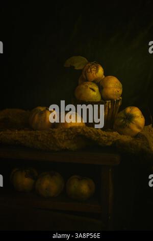 Stillleben von Quince Stockfoto