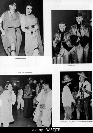 Die Ausgabe 1965 des Jahrbuchs „Aurean“ an der Richfield High School beleuchtet die Leistungen der Schüler, Lehrkräfte, Leichtathletik und Veranstaltungen aus dem akademischen Jahr 1964-1965. Stockfoto