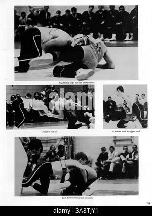 Die Ausgabe 1965 des Jahrbuchs „Aurean“ zeigt die Aktivitäten von Studenten, Lehrkräften, Leichtathletik und verschiedenen Clubs an der Richfield High School während des akademischen Jahres 1964-1965. Stockfoto