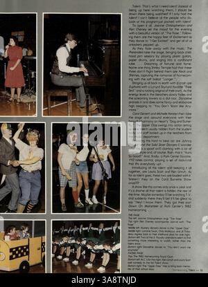 Dieses Jahrbuch der Park Center High School 1983 beleuchtet das Schülerleben, akademische Leistungen, sportliche Veranstaltungen und andere unvergessliche Momente aus dem Schuljahr 1982-1983. Stockfoto