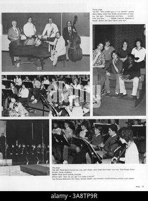 Das Jahrbuch 1983 Park Center High School bietet einen umfassenden Überblick über die Schüler, Lehrer, Schulvereine, Sportmannschaften und Veranstaltungen des akademischen Jahres 1982-1983. Stockfoto