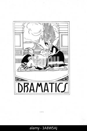 Dieses Jahrbuch 1916, "The Cardinal Tenth Anniversary Number", deckt das akademische Jahr der East High ab, mit Schülern, Lehrern, Leichtathletik, Clubs, und Schulveranstaltungen. Stockfoto