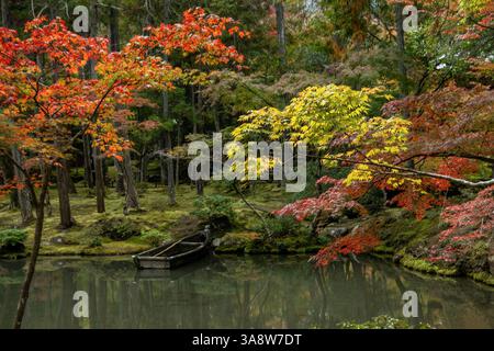 Saihoji Kokedera Moostempel in Kyoto Japan Stockfoto