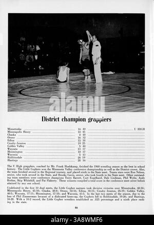 Bisbila 1960, das High Yearbook der Universität, erfasst das Schuljahr 1959-1960 und dokumentiert Schüler, Lehrer, Sportveranstaltungen, Clubs, und afroamerikanische Geschichtsbeiträge. Stockfoto