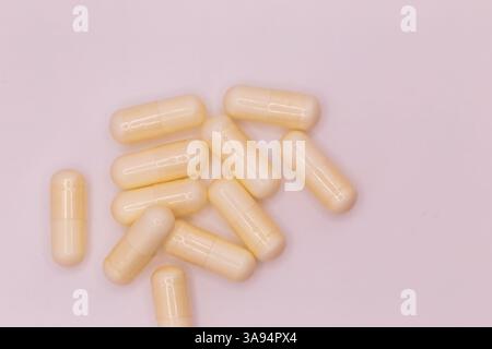 Verschreibungspflichtige Pille und Arzneimittelorganisator. Stockfoto