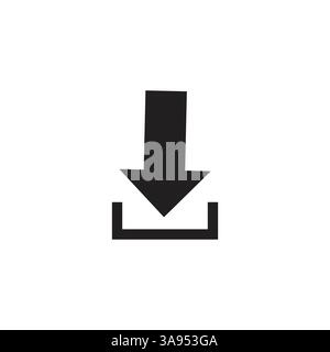 Laden Sie flaches Symbol, Vektorillustration auf grauem Hintergrund herunter Stock Vektor