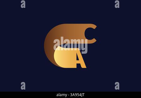 AC Letter Logo Design Vektorvorlage. Stock Vektor