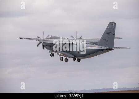 RAAF C-27J Spartan taktische Transportflugzeuge auf der Avalon/Melbourne Airshow Stockfoto
