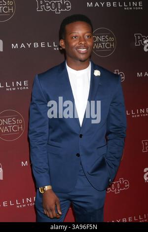 Oktober 2017 – Los Angeles, CA, USA – LOS ANGELES – 4. Oktober: Brandon Micheal Hall bei der People's Ones to Watch Party im NeueHouse Hollywood am 4. Oktober 2017 in Los Angeles, CA (Credit Image: © Kathy Hutchins via ZUMA Wire) Stockfoto