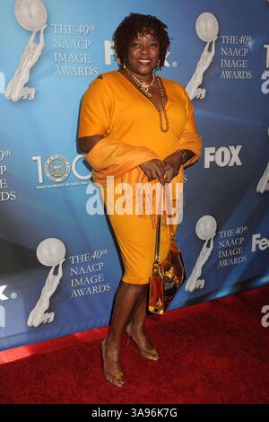Februar 2009: Beverly Hills, CA, USA - 07. Februar 2009: Beverly Hills, CA - Loretta Devine. NAACP Image Award nominiert für das 40. Mittagessen im Beverly Hills Hotel. Foto: Byron Purvis/AdMedia Stockfoto