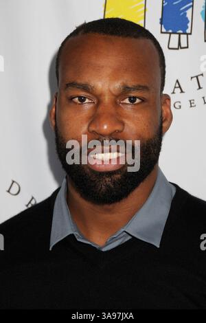 März 2009: West Hollywood, CA, USA – 01. März 2009: West Hollywood, CA – Baron Davis von den Los Angeles Clippers. Der 11. Jährliche Gospel Brunch der Stiftung „I Have a Dream“ im House of Blues. Foto: Byron Purvis/AdMedia Stockfoto