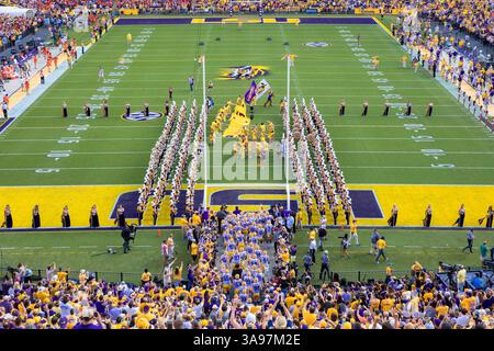 14. Oktober 2017: Allgemeiner Blick auf das Tiger Stadium während des Spiels zwischen den LSU Tigers und den Auburn Tigers im Tiger Stadium in Baton Rouge, LA. LSU Tigers besiegte Auburn Tigers mit 27:23. Stephen Lew/CSM(Credit Image: &Copy; Stephen Lew/CSM via ZUMA Wire) Stockfoto